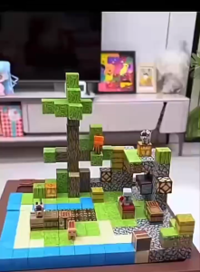 My World 33Pcs/Set DIY Magnetic Building Blocks Large Particle Castle Model Ornaments