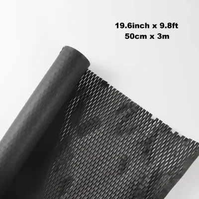 Black Honeycomb Paper Recyclable Buffer Kraft Paper Honeycomb Buffer Wrapping Paper Transportation Gift Packaging Art