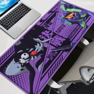 Bandai | HD Printing Anime EVA Mouse Pad Keyboard Rug Kawai Rubber PC Accessories 60x35cm Non-Slip Expand Desk Mat Carpet Protective Pads