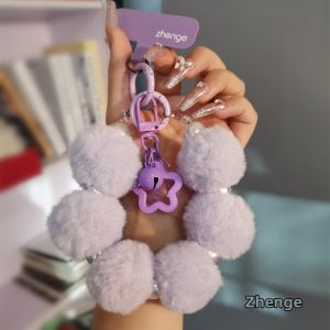 ZHENGEGE | Winter Furry Theft-proof Mobile Phone Lanyard