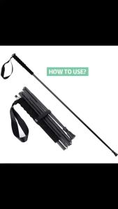 Carbon fiber Trekking Pole Folding Carbon Ultra Light Trekking Pole For Men And Women Outdoor Mountain Climbing Stretchable And Non Slip Carbon Fiber Cane