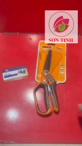 Kéo INGCO HSCRS832558 – 255 mm lưỡi dài thép mạ titan tay cầm cao su – Heavy-Duty Scissors
