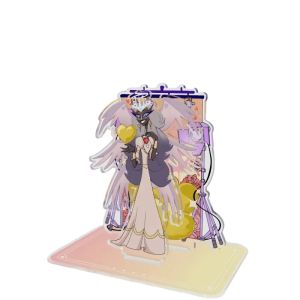 Bandai | 15CM Acrylic Standee Hazbin Emily Adam The Exorcist Lute Abel Anime Peripheral Desktop Ornament Decoration Holiday Gift
