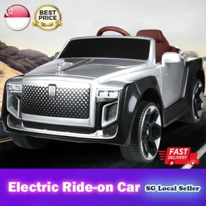 【SG Ready Stock】Kids Electric Car Rolls Royce Ride On Toy Car with Remote Control★Premium Full Function Version√Large Size√Cool Look√Toddler/Kid/Children Birthday/Christmas Gift/Presents√