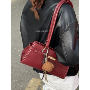 South Korea Niche Style Underarm Bag Female Fall and Winter 2024 New Arrival Tide Retro Commuter Bag Large Capacity Shoulder Handbag