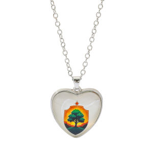 Bandai | A Knight of the Seven Kingdoms Necklace Heart Shape Pendant Necklace Jewelry Charm Fans Gift