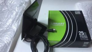 เสาอากาศทีวีดิจิตอล Indoor Antenna SAMART รุ่น D11AB เสาอากาศภายในอาคาร  แบบมีวงจรขยายสัญญานมีสายในตัว 3 เมตร