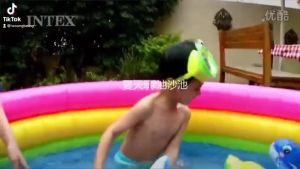 147cm Intex 3-Ring Inflatable Outdoor Swimming Pool