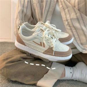 Giày Chống Nữ Dusto Giày Trắng Giày Đế Bằng Đế Dày Dễ Phối Mùa Hè Mẫu Mới 2023 Cho Nữ Giày Thường Ngày Thoáng Khí Instagram