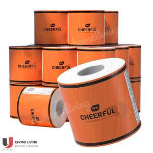 [Local Seller] 16 Roll / Box Botaure Cheerful Bathroom Toilet Tissue Roll Toilet Paper Original Wood Pulp Soft to Skin