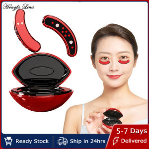 Hengfa Lina Mini Eye Beauty Device EMS Micro Current Eye Massager Anti Aging Dark Circle Wrinkle Removal Heating Therapy Eye Care Tool