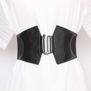 Plus Size Elastic Corset Belt Female Waist Wide Belts For Women Designer High Quality Stretch Cummerbunds Dress Waistband