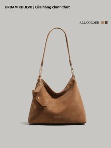 URCDN RDALVO | Versatile Simple Large Capacity Tote Bag Brown
