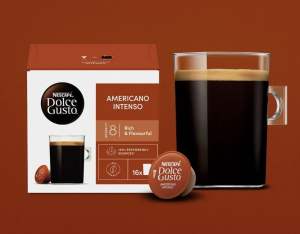 NESCAFE DOLCE GUSTO VỊ AMERICANO INTENSO HỘP 16 VIÊN NHẬP UK