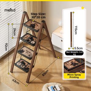 MEISD | Vintage Retro Folding Step Stool