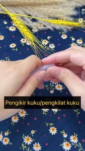 Alat Kikir Kuku FREE BOX Pengkilap Kuku Manicure Pedicure Nail Buffer Bening