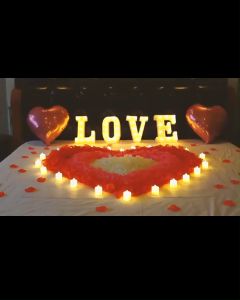 100pcs | Artificial Creative Rose Flower Petals Wedding Valentines Decor