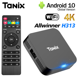 Original Tanix TX1 Android 10 TV Box 2.4G WIFI 4K UHD 16GB 8GB Global Media Player MINI Set Top Box