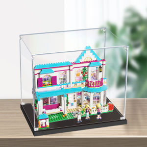 Acrylic Display Box Transparent Case for LEGO Stephanies House 41314 Dustproof Storage Organizer Toy Collectible Showcase