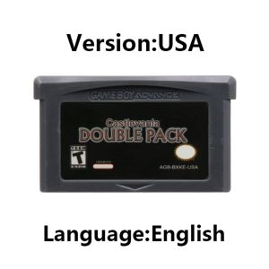 Bandai | Castlevania GBA Game Series Video Game Cartridge 32 Bit Game Console Memory Card Asia of Sorrow Dissonance for GBASP NDSL