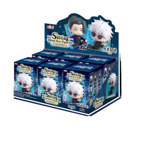 New Genuine Jujutsu Kaisen Blind Box Satoru Gojo Suguru Geto Mystery Box Jujutsu Kaisen Cute Sitting Anime Figures Gift Toy