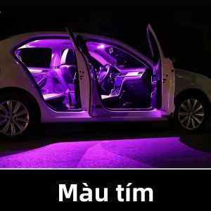 Hyundai Santa Fe 3 DM 2013-2017 Bóng Đèn LED Ô Tô Nội Thất Mái Vòm Đèn Đọc Sách Hộp Đựng Găng Tay Cốp Xe Nhôm Nhẹ Phụ Kiện 12V