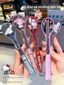 Bộ Đũa và Mũi Tên Inox Dễ Thương