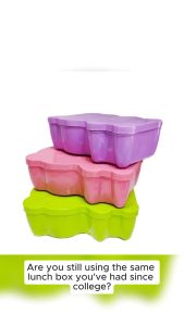 BEAR DESIGN Lunch Box With Cover Food Container With Divider Plasticware CYK2035