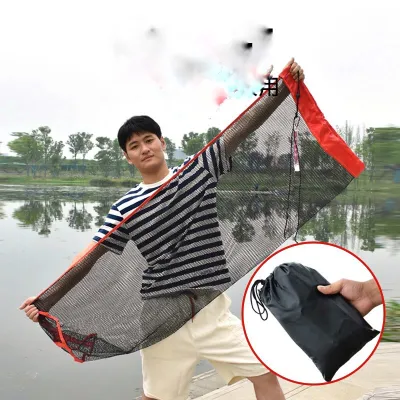 Túi Lưới Đựng Cá Gấp Gọn Tiện Dụng Rọng Đựng Cá Săn Hàng