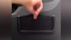 Universal Car Storage Organizer Net Pocket Car Seat Side Storage Net Bag Mesh Pocket Organizer Stick-on 4pcs