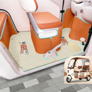 All-encompassing E-tricycle Foot Mat