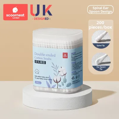 KESCOORL | Infant Superfine Dual-tipped Cotton Swabs