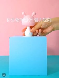 ยางกัดเด็ก - ยางกัดหัวเห็ด ยางกัดเห็ด กรุ้งกริ้งด้ามยาว ยางกัดซิลิโคนรูปเห็ด