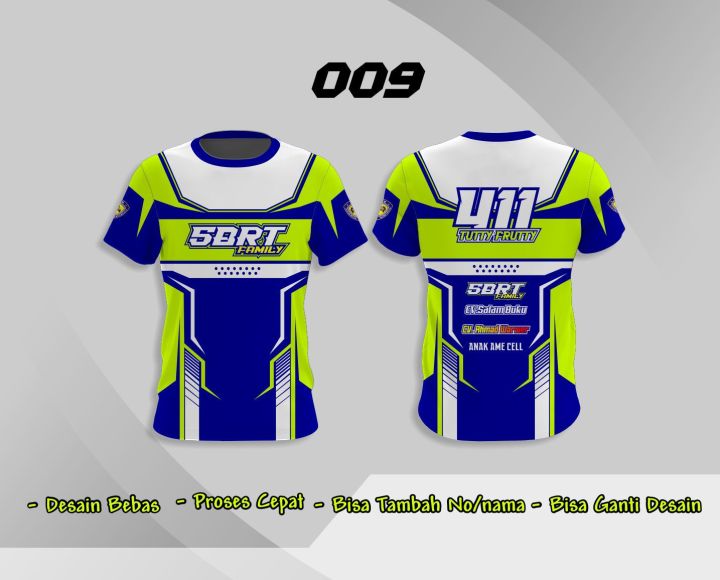 Jersey custom  full Printing Premium Murah Desain Bebas request