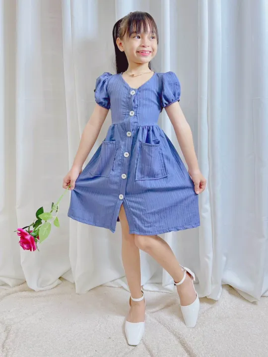 Barbara Dress kid girls 5 7Y Lazada PH