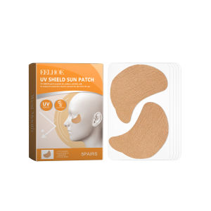Eelhoe UV Shield Sun Patch Sunscreen Eye Patches Effective Sun Protection Outdoor Hiking Eye Mask Anti Sun Soothing Breathable Protective Cut Eye Patch For Facial Golf Patch Reduce Freckles Spot Remover Moisturizing Sunblock UV Stickers
