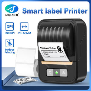 N20 50mm Mini Bluetooth Adhesive Label Printers Mini Thermal Printer Wireless Barcode Label Maker for Office Clothing as B21 B1