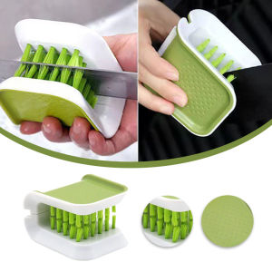 SEAMETAL Double Sided U-Shaped Car Interior Cleaning Brush Car Seat Belt Cleaning Brush Automotive Safe Belt Washing Tool