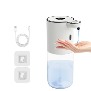 400ML Touchless Tabletop Or Wall-Mounted IPX5 Waterproof 6-Levels Adjustable Foam/Liquid Automatic Smart Sensor Soap Dispenser