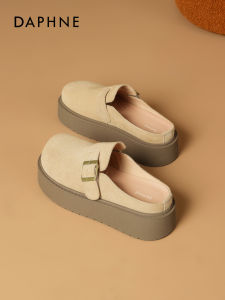 Daphne | Thick Sole Retro Slip-On Birkenstocks Half Slippers