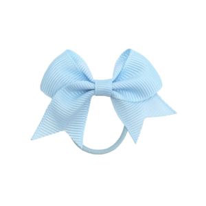 Multiple Solid Color Satin Bow Headbands Cute Ribbon Bow Elastic Hair Cords Sweet Girl Daily Hair Tie Headpieces