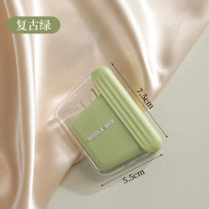 Hộp Kim Dệt Kim Từ Tính Sang Trọng Phong Cách Kem Cho Gia Đình Vá Sửa Chữa Xếp Loại Hộp Kim Loại Đựng Kim Loại