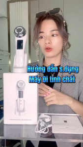 Máy điện di đẩy tinh chất massage mặt skincare NEVAKI M80B 5 in 1 giúp làm sạch danâng cơlàm trắng sáng da và sạch mụn