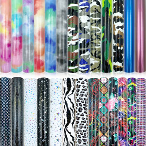 19"x39" 2024 New Popular Style Heat Transfer Vinyl Film Iron on Easy to Weed Hot Press HTV Roll DIY Shirts for cut joy Maker