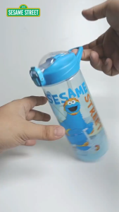 Sesame Street Toddler Sipper Cup BPA-Safe Leak Proof 16oz 12 Months Up With Silicone Straw