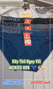Quần Lót Nam JAKIES 908 Bản Lưng Vừa Ôm Body Thun Lạnh Co Dãn