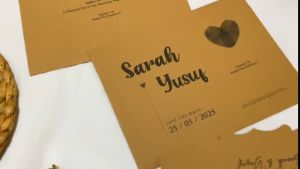 [50 pcs] - Undangan Pernikahan Green Amplop Kraft - Kartu Undangan Nikah Kasih Amplop