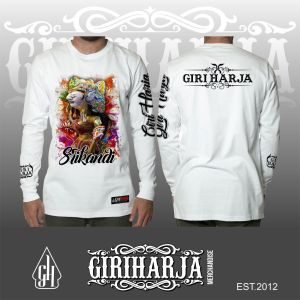 Kaos wayang golek SRIKANDI / kaos wayang golek Giri Harja / Kaos wayang golek sunda / kaos tangan panjang