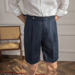Summer Breathable 100% Linen Fashionable Design Shorts