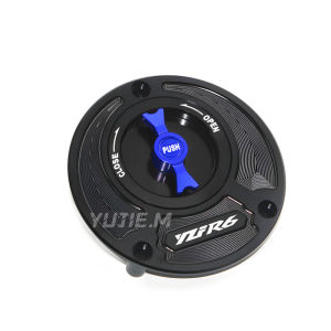 For Yamaha FZ6 FZ6R FZ1 R1 R6 R6S YZF R1 YZF R6  CNC Fuel Gas Tank Cap Cover Aluminum Keyless Motorcycle Accessories All years